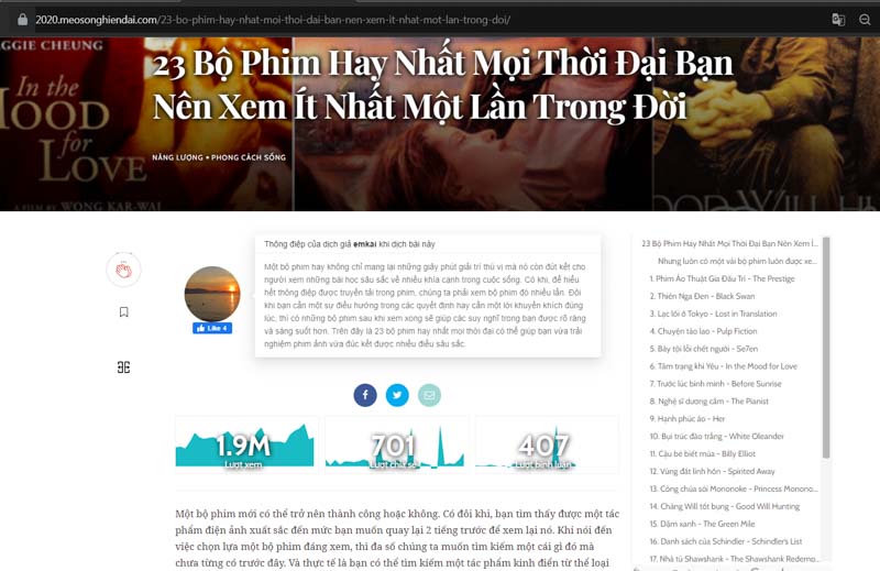 Trang web có DA thấp nhưng lại xuất hiện ở top 3 Google