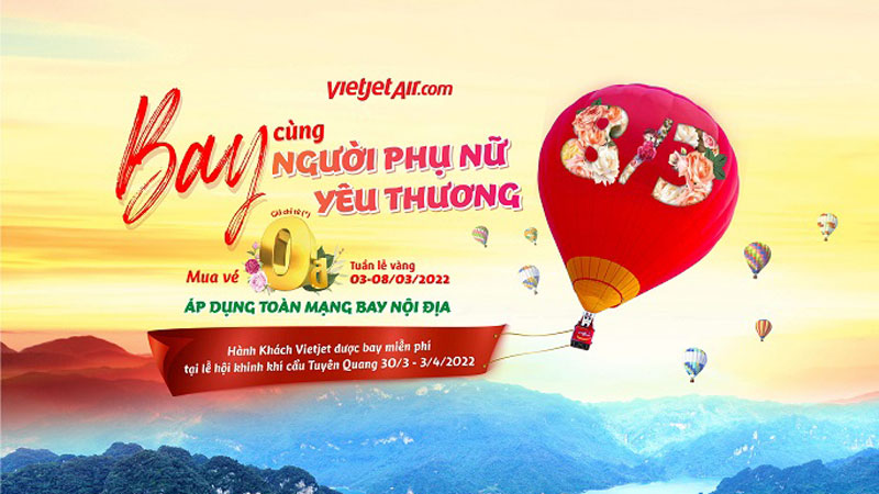 Chiến lược của hãng hàng không Vietjet Air: giá vé thấp, nhiều ưu đãi (nguồn: vuakhuyenmai.vn)